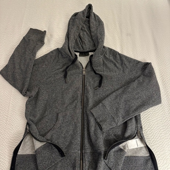 Donna Karan Charcoal Zip-Up Hoodie - Picture 16 of 16